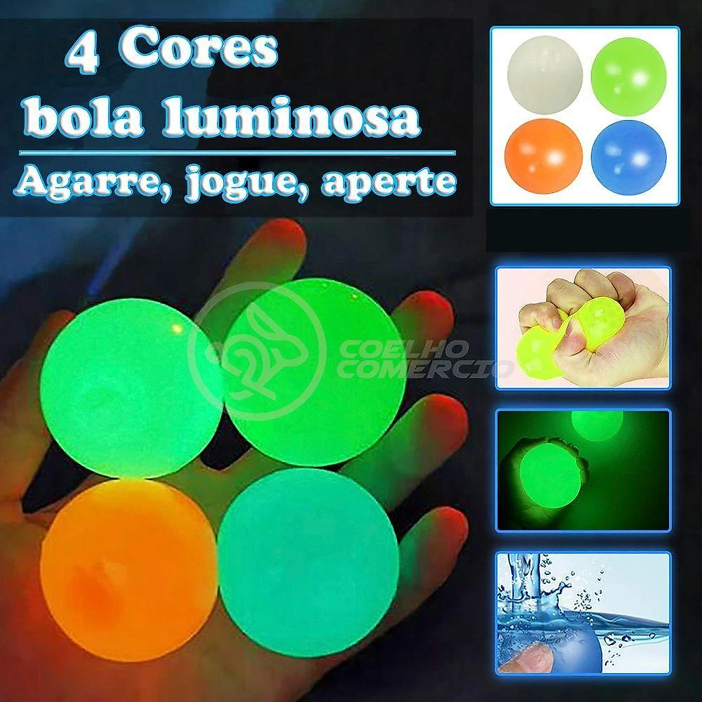 Fidget Toy Bolinha Globble Anti Stress De Apertar