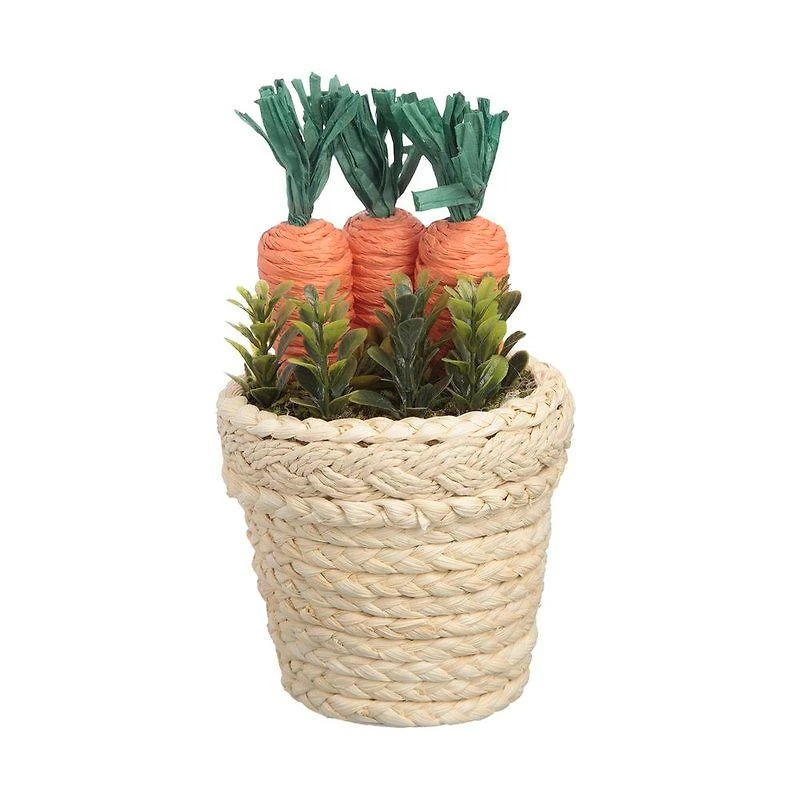 Adorno Vaso Home Style Carota 17 cm
