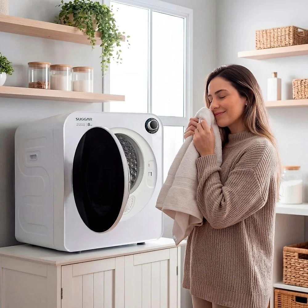 Secadora Suggar SC801 Bancada/parede 8kg Branca 220V