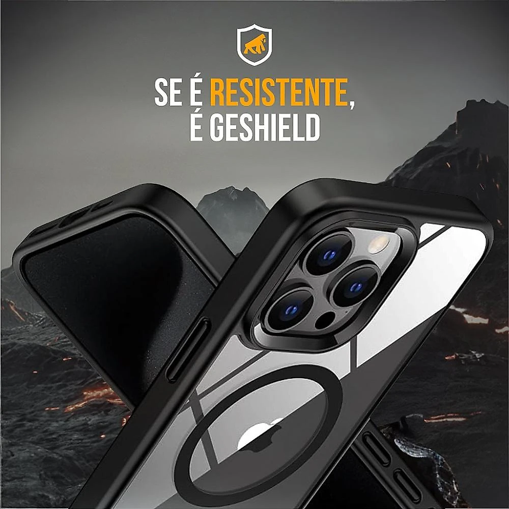 Capa case capinha MagSafe para iPhone 18 Pro - Preta - Gshield