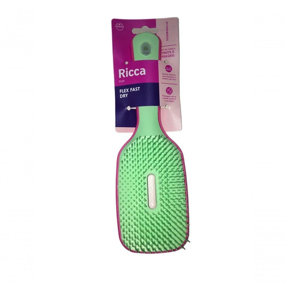 Ricca Flex Fast Dry Pink Escova Cód. 971