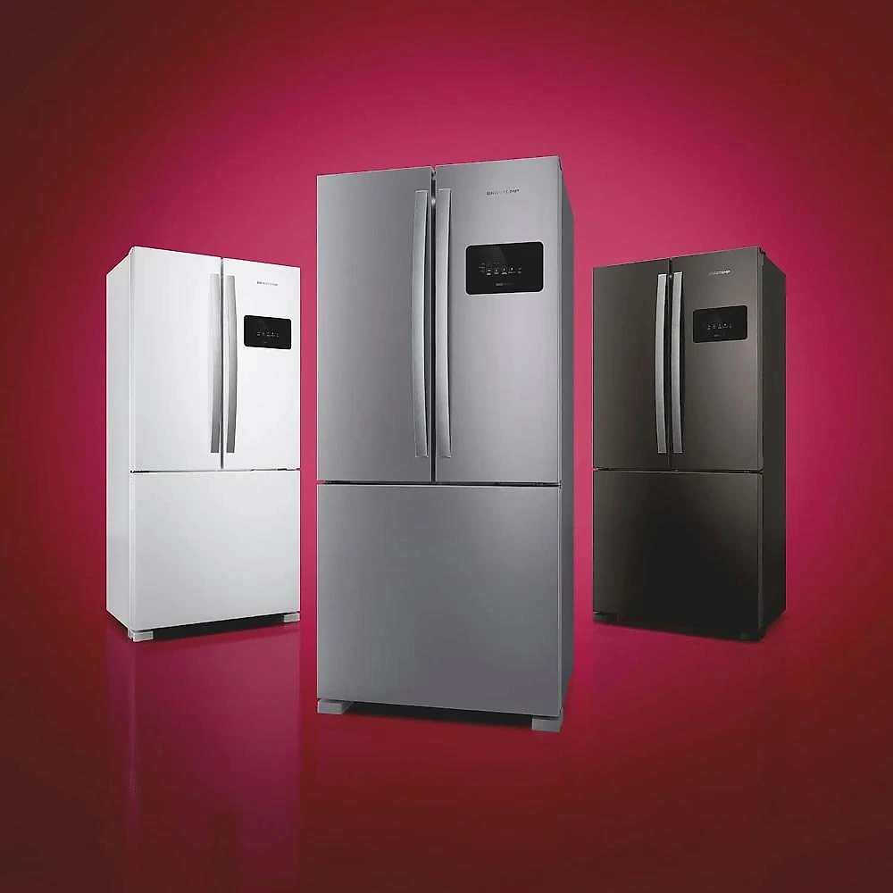 Geladeira French Door Brastemp 559L 3 Portas Inox Design e Tecnologia Premium BRO85MK 127V
