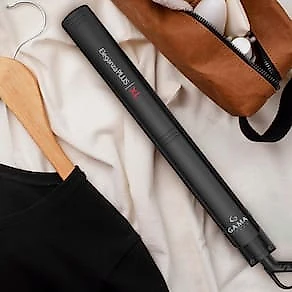 Chapinha | Prancha GA.MA Italy Eleganza Plus XL Cerâmica 220°C com Emissão de Íons e Tecnologia Nano Silver Preto - Bivolt