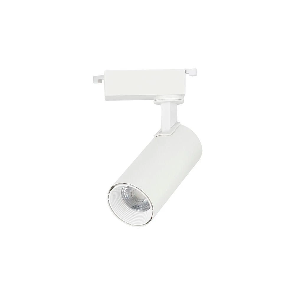 Spot Direcionável Para Trilho Eletrificado Nordecor Nize 10w Bivolt Branco 3000k Luz Amarela 6476