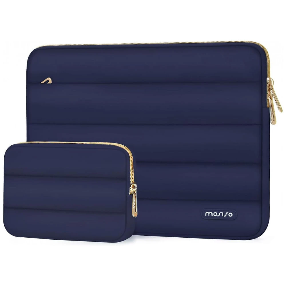 MOSISO Sleeve 15-15.6" para Laptop 16" Compatível com MacBook Pro 16, HP, Dell, ASUS, Acer, Lenovo, Bolsa de Poliéster com Estojo Pequeno