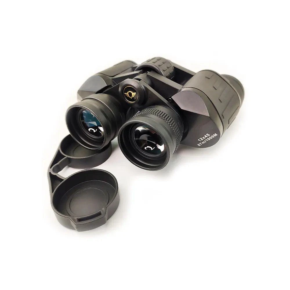 Binoculos Profissional 12x45 Bak4 Zoom Ajustavel Uv Foco Visao Longo Alcance