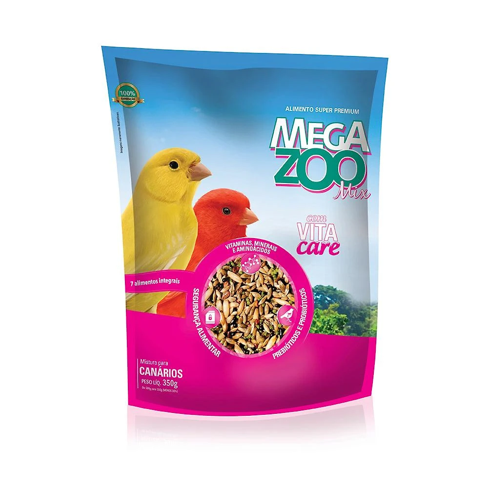 Ração Mix para Canários Megazoo - 350 g