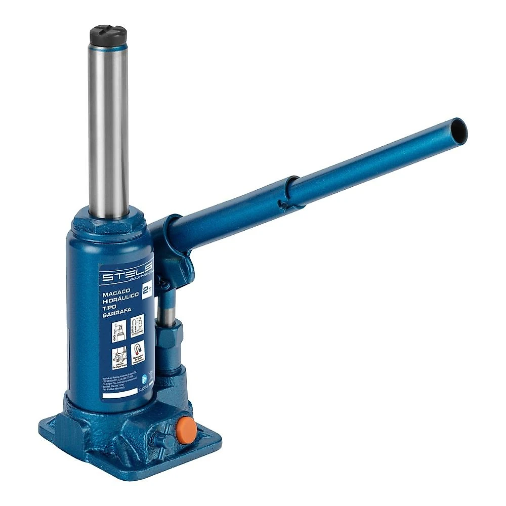 Macaco hidráulico garrafa 2 toneladas elevação 158-308mm stels 5110055