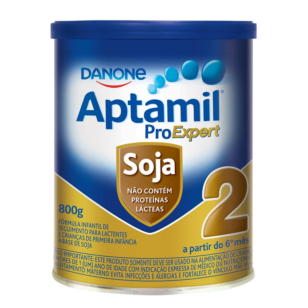 Aptamil Soja 2 Fórmula Infantil à Base de Soja a Partir de 6 Meses - 800g