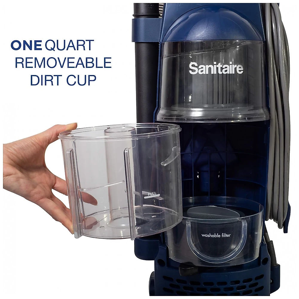 Kit Aspiradores de Pó Profissionais Sanitaire SL4410A e SC5845D, 110V, Preto e Azul