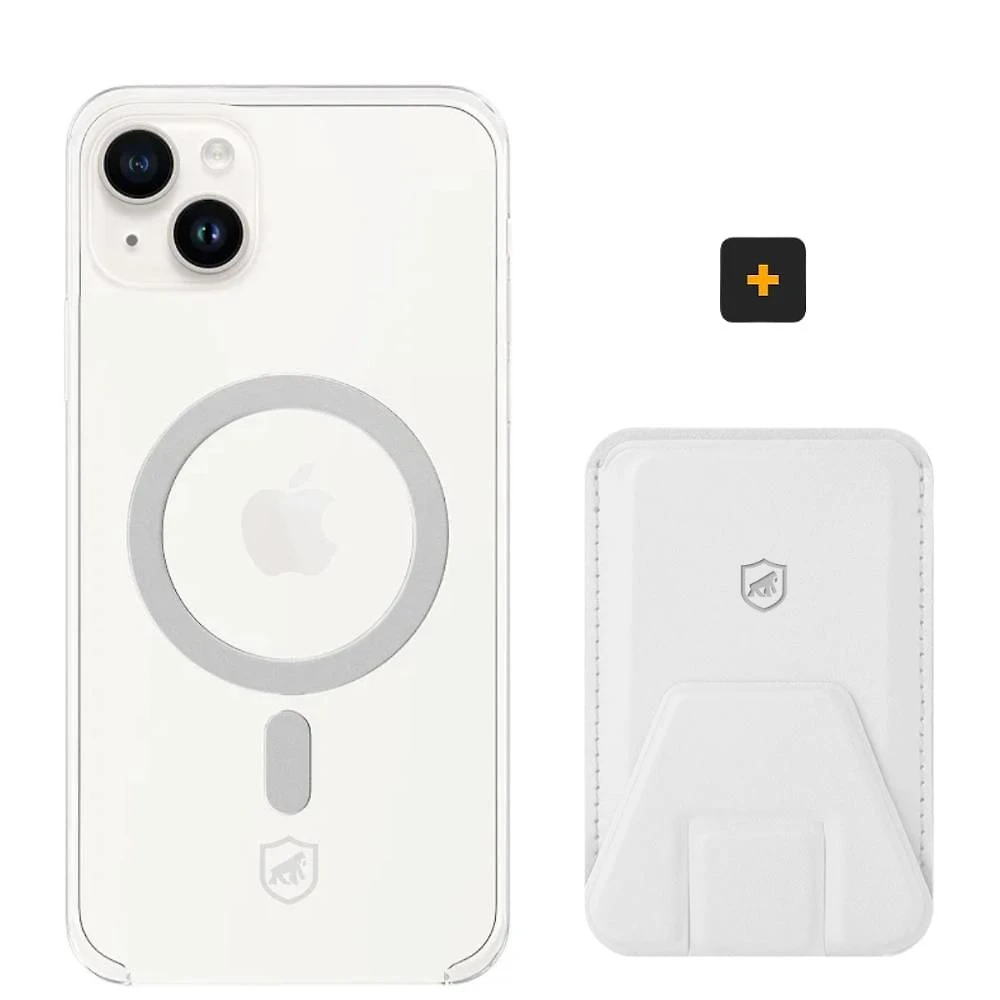 Kit Magsafe - Capa case capinha e Carteira com Kickstand para iPhone 14 Plus - Gshield