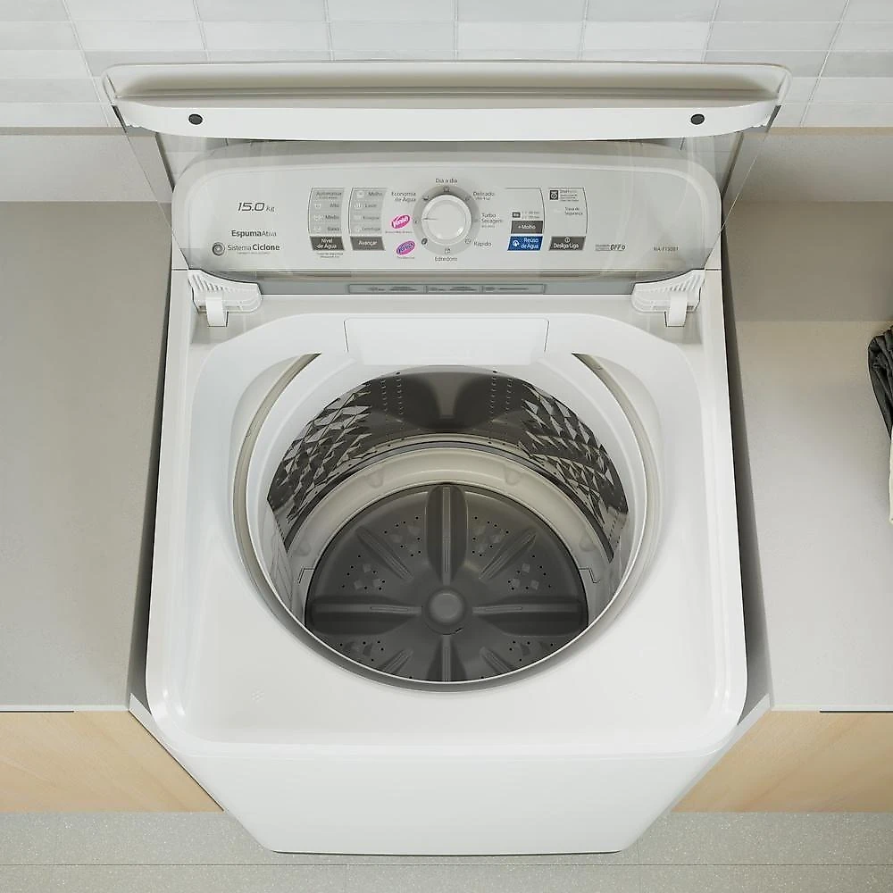 Maquina De Lavar Panasonic 15kg Sistema Ciclone Branca NA-F150B1WA 110V