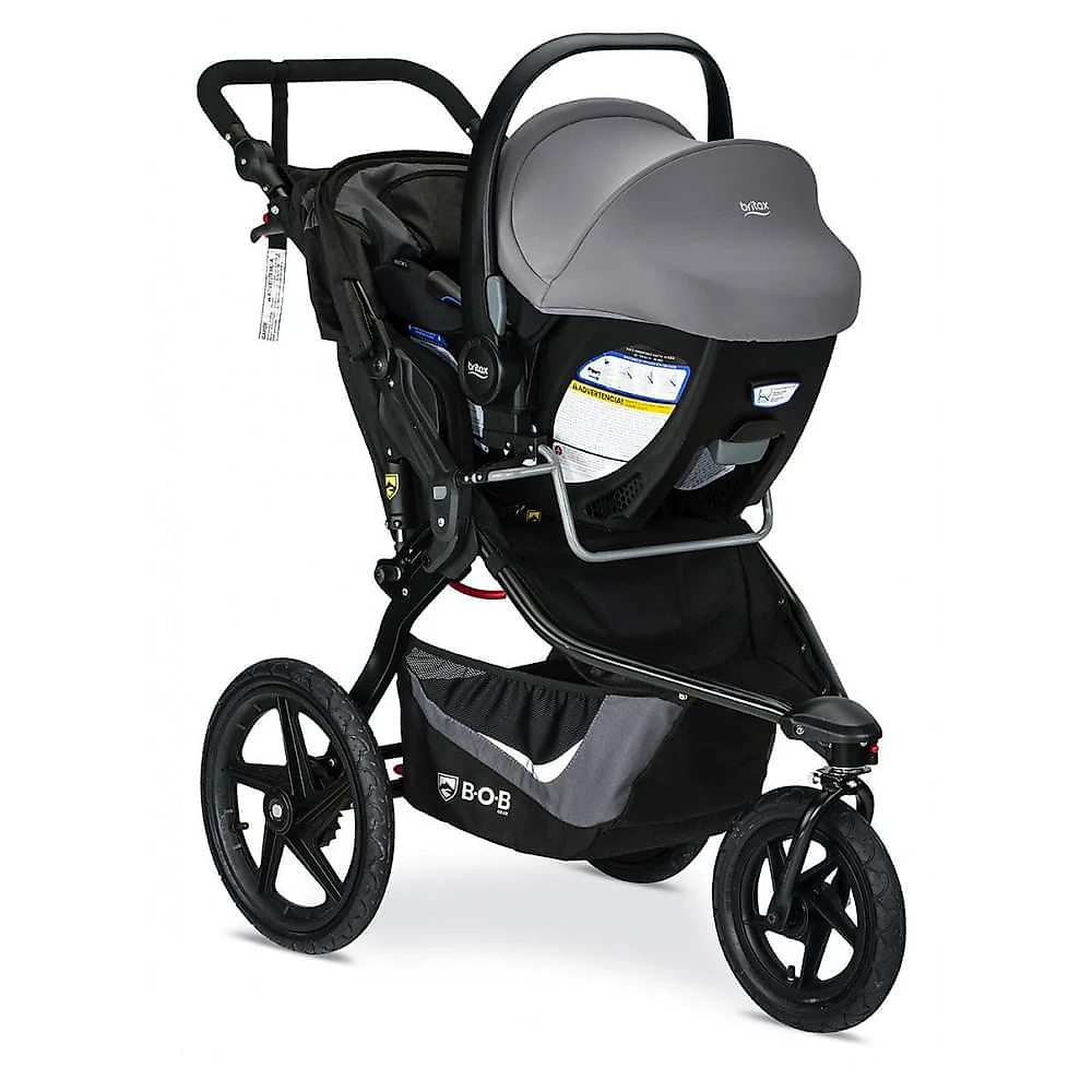 Britax Adaptador BOB Gear para Carrinho de Corrida Single - Compatível com Cadeiras de Carro Infantis Britax e Romer