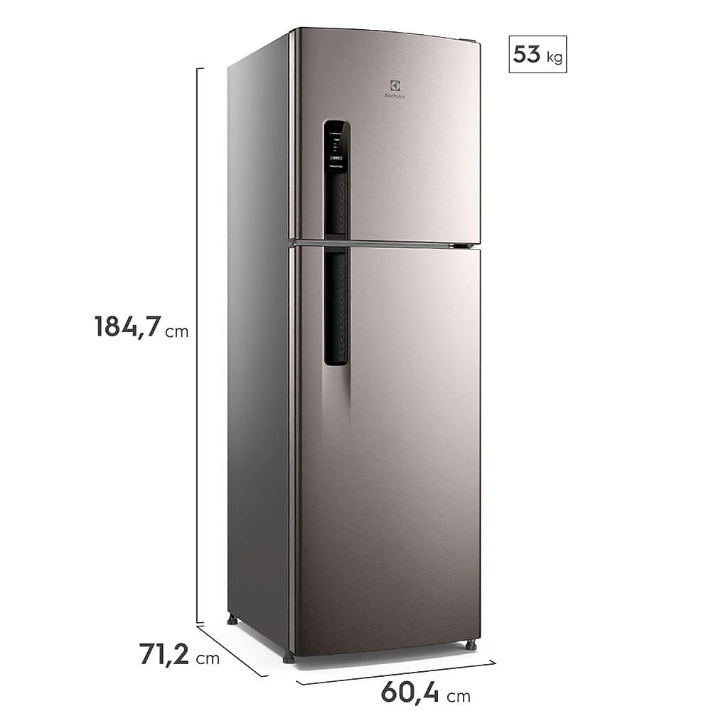 Geladeira IF44S 400L Frost Free AutoSense Inverter Electrolux Inox Look - 220V