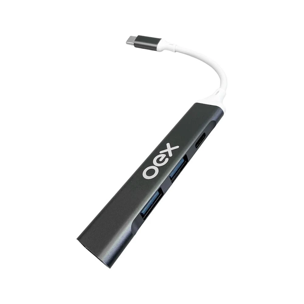 Mini hub oex hb106 1x type-c + 3x usb