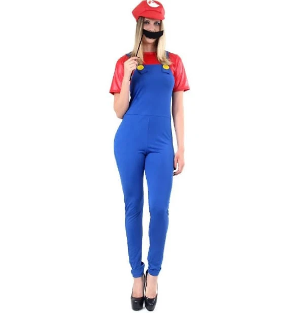 Fantasia Super Mario Adulto Feminino