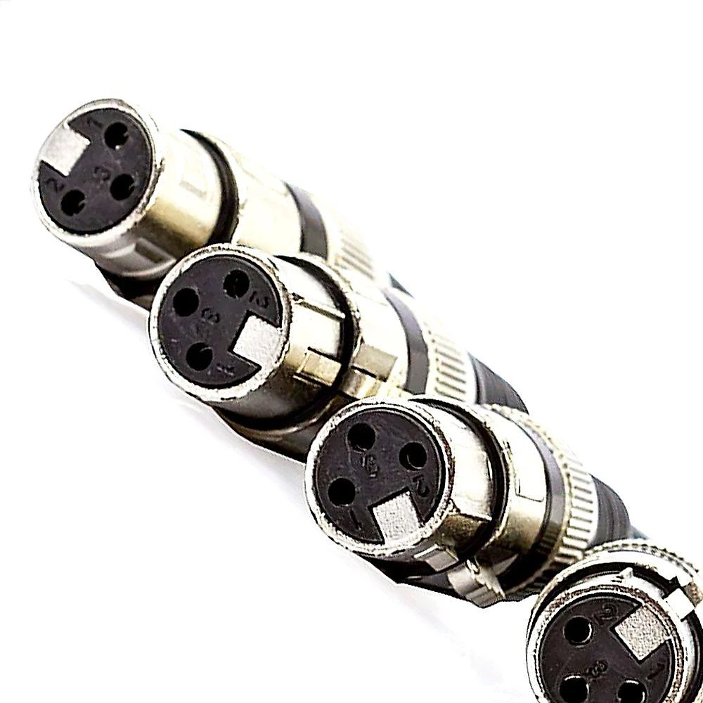 Multicabos Com Conectores Xlr 6 Vias - Cirilo Cabos, 14mts