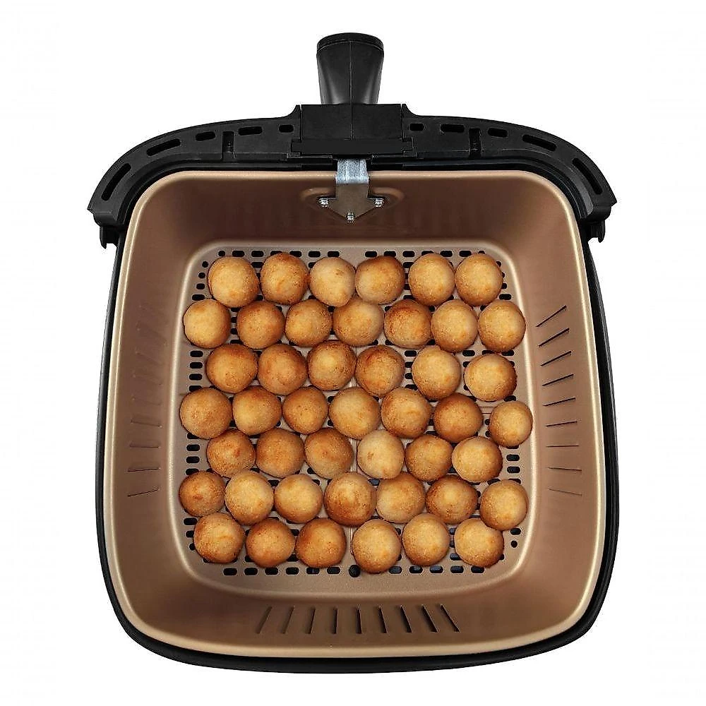Fritadeira Elétrica Air Fryer PAF90B 9L 2000W com Cesto Quadrado Gold para Fritar Assar Grelhar