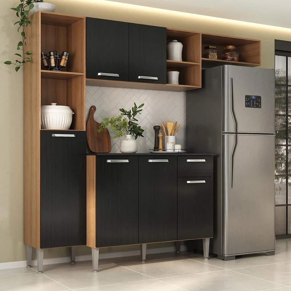 Armário de Cozinha Compacta Smart Multimóveis MP2359