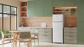 Miniatura Refrigerador Consul CRD37MB Cycle Defrost Duplex 332L Branca 110V
