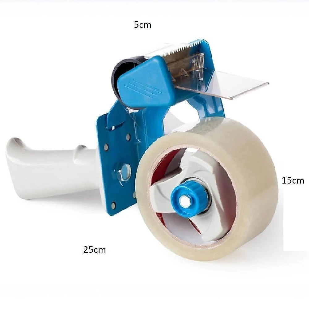 Aplicador de Fita Adesiva Profissional com Lâmina de Corte 50MM Azul Yeet