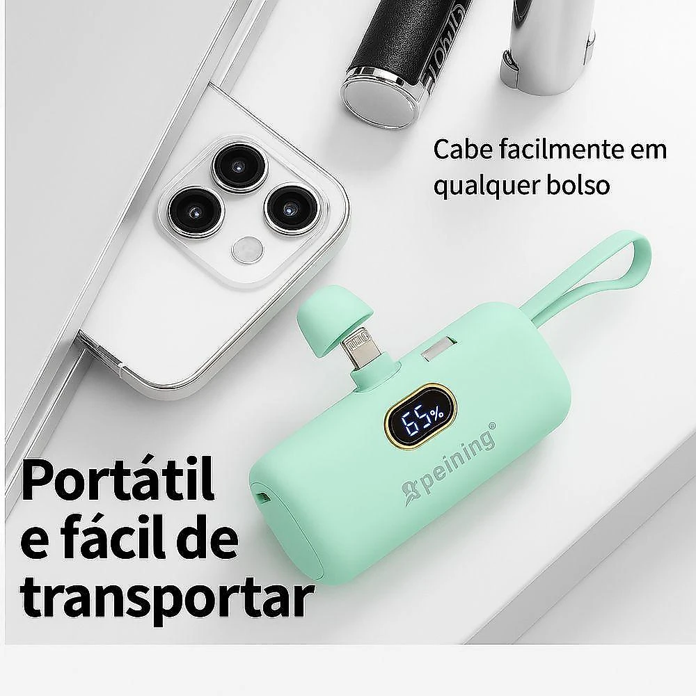 Carregador Portátil Peining WUP-953 22.5W Verde