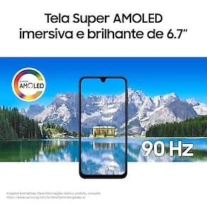 Miniatura Celular Samsung Galaxy A17 4G Tela 6.7" 128GB Super AMOLED Câmera Tripla 50MP Azul