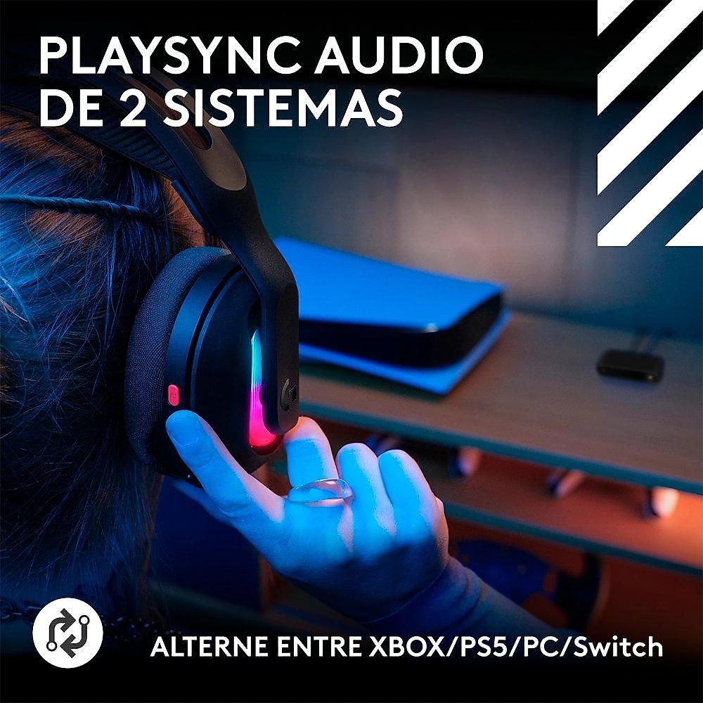 Headset Gamer Sem Fio Logitech G Astro A20 X LIGHTSPEED - Preto - 939-002246