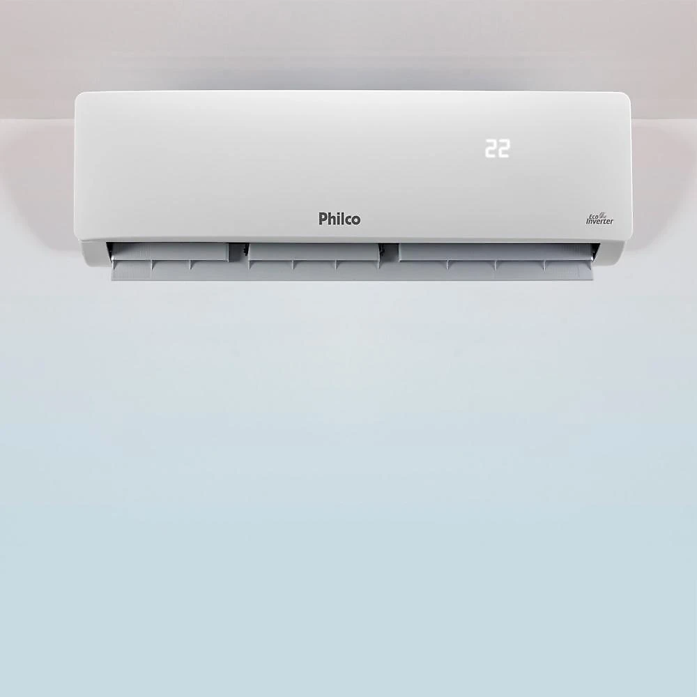 Ar-Condicionado Split Inverter 12000 BTUs Philco High Wall Só Frio PAC12FC 096662632/096662633 220V