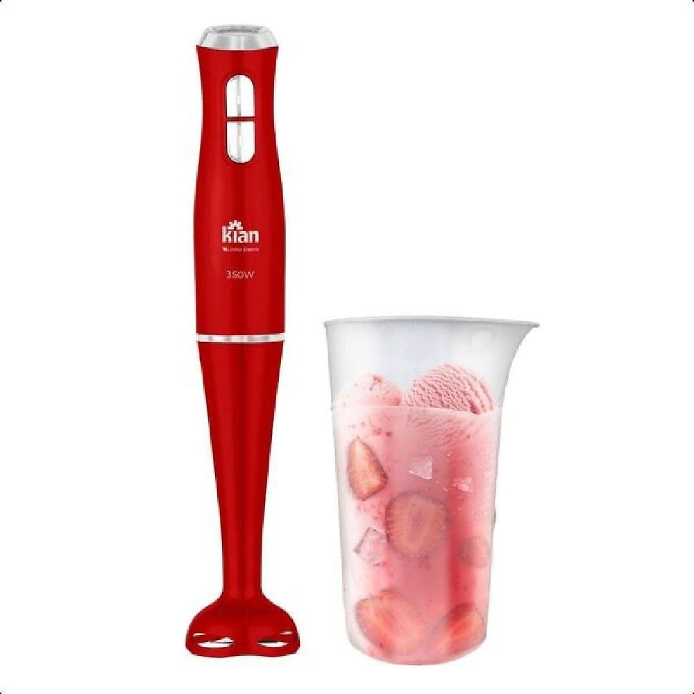 Mixer com Copo Kian 24461 350W 2 Velocidades Vermelho 700ML 110V