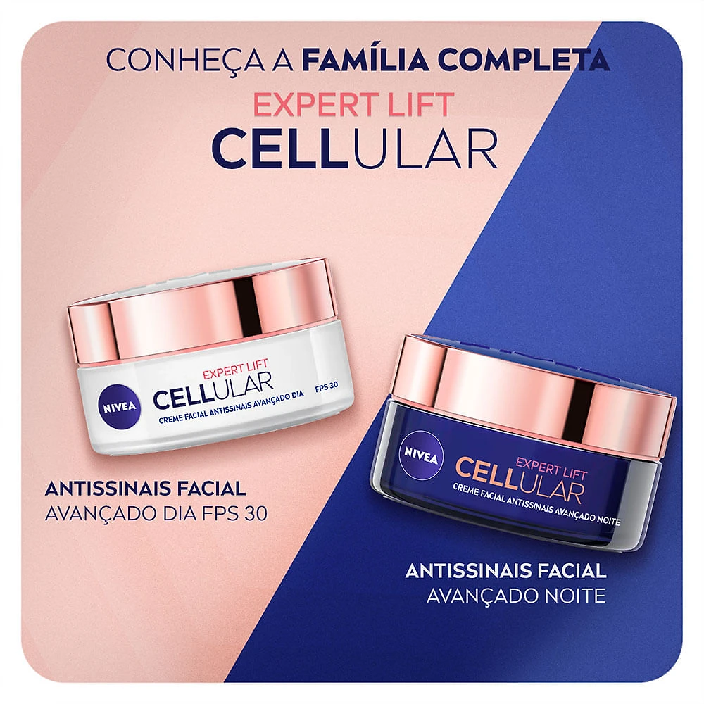 Creme Facial Nivea Expert Lift Antissinais Avançado Dia 50ml