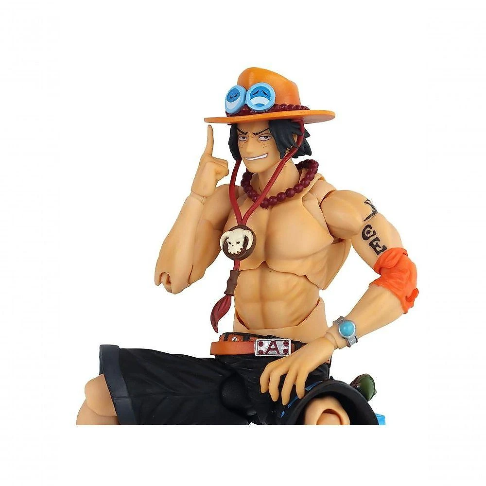 Action Figure de Coleção Megahouse Variable Action Heroes Portgas D. Ace Articulada de 16 cm