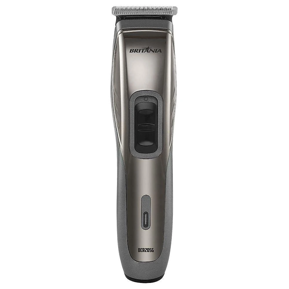 Cortador de cabelos britânia bcr20sg lâmina aço inoxidável sem fio bivolt