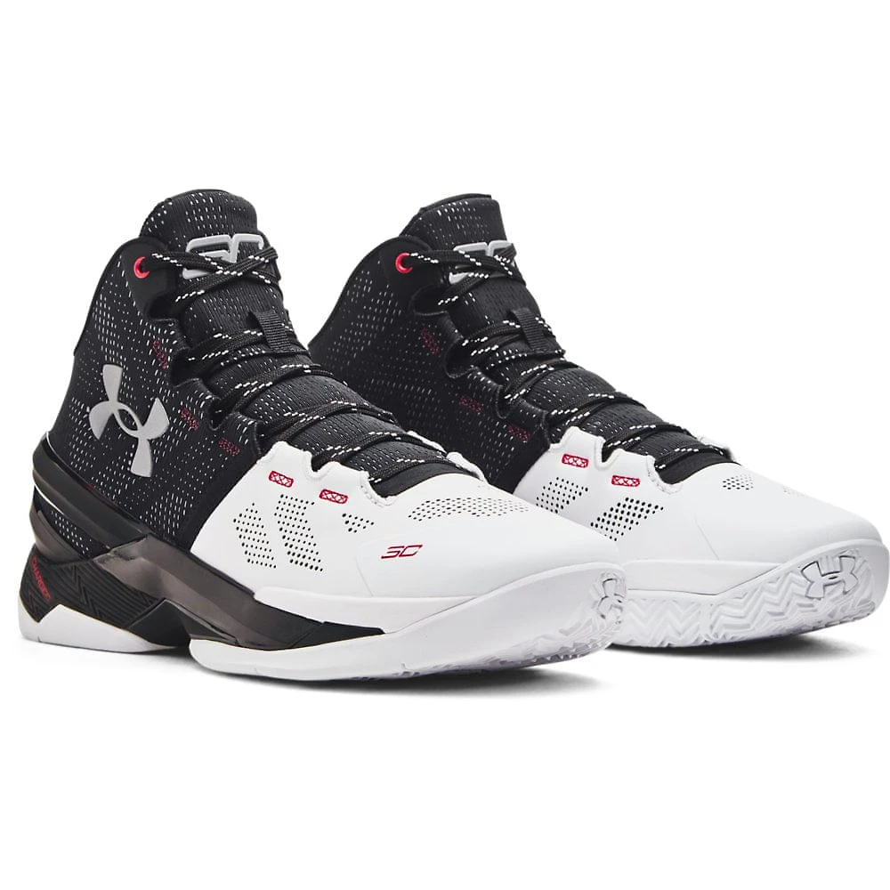 Miniatura Tênis de Basquete Under Armour Curry 2 Retrô 38 Branco