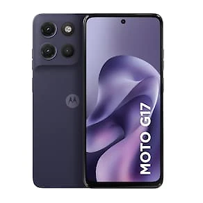Smartphone Motorola Moto G17 Tela 6,7” 256GB 4G Câmera 50MP Evening Blue