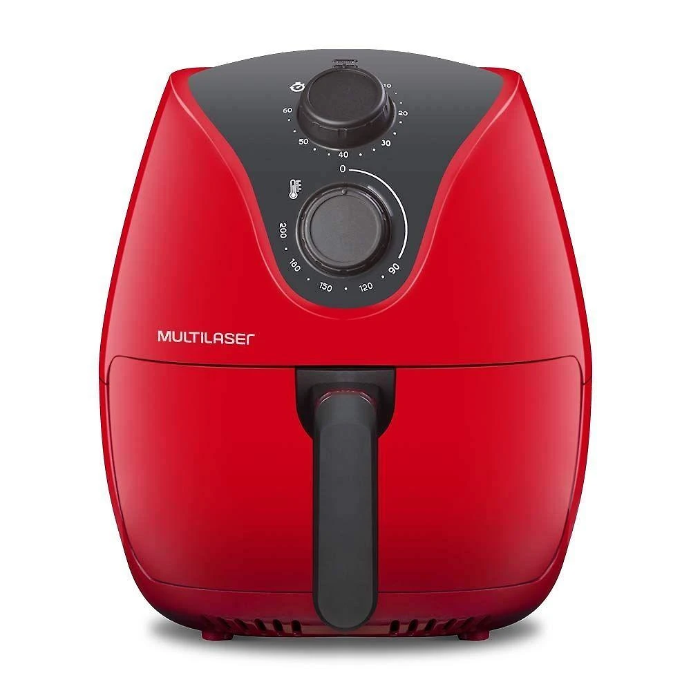 Fritadeira Air Fryers Multilaser 1500W 4litros Ce084 Vermelho 220V