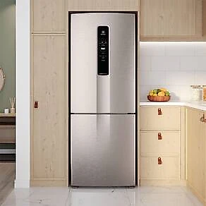 Geladeira Electrolux IB7S Frost Free Inverse Efficient AutoSense Look 490L Inox 110V