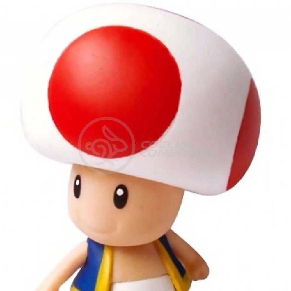 Boneco Action Figure Cogumelo Toad Articulado 20cm