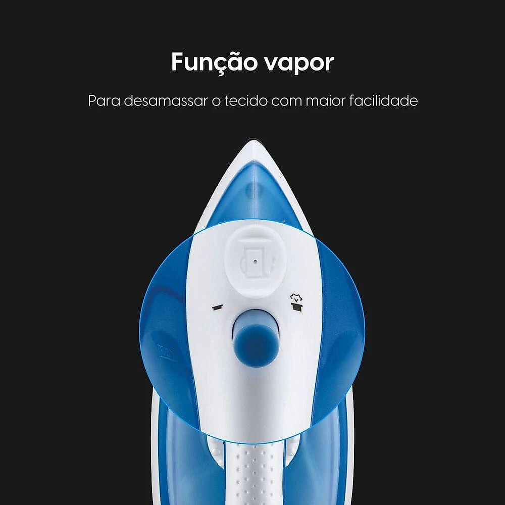 Ferro de Passar Seco e a Vapor Elgin Iron Press 1200W Branco 110V