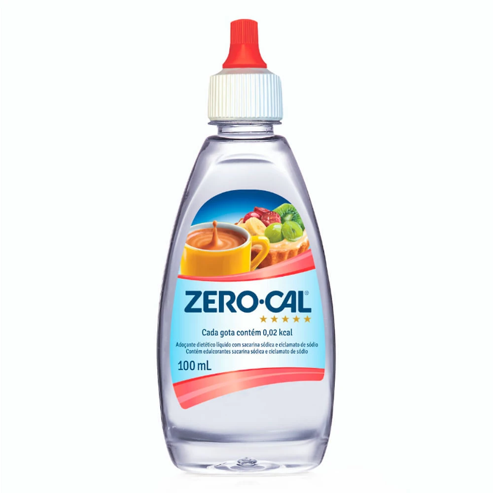 Adoçante Zero Cal Ciclamato e Sacarina Sódica Gotas com 100ml