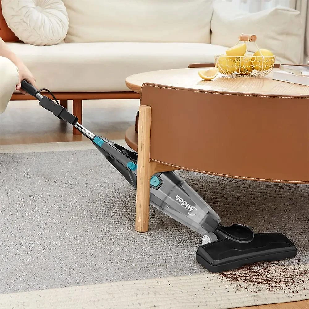 Aspirador de Pó Midea Vertical 2 em 1 Preto e Azul VVA21P2 127V