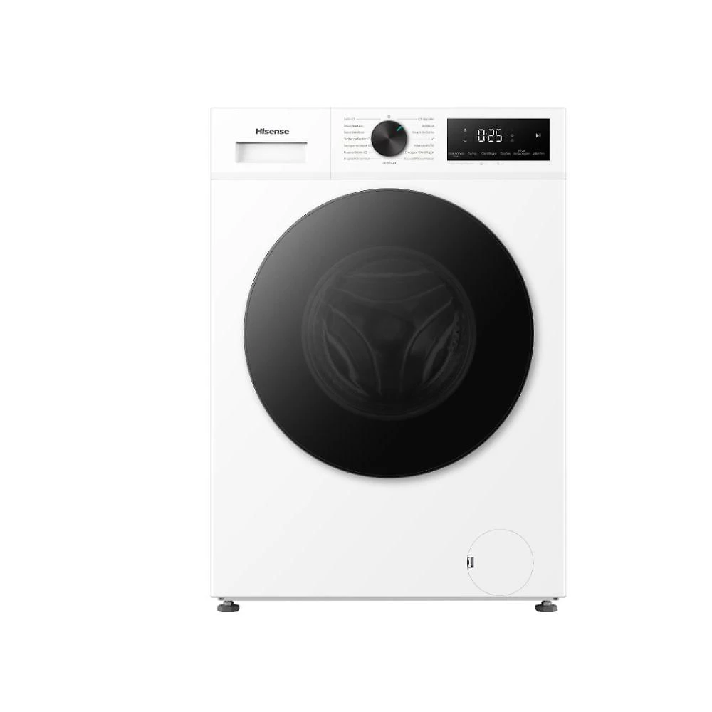 Lava e Seca Hisense Wd1i 11kg 7kg com Vapor Ibubble Ijet Spray Steam Refresh Branca 220V