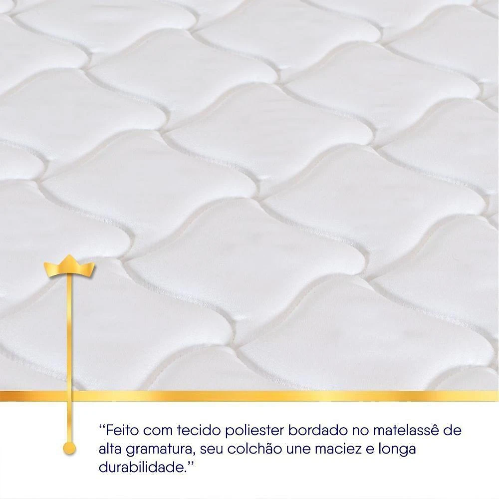 Cama Box Cairo Molas Ensacadas Queen 158x198 King House
