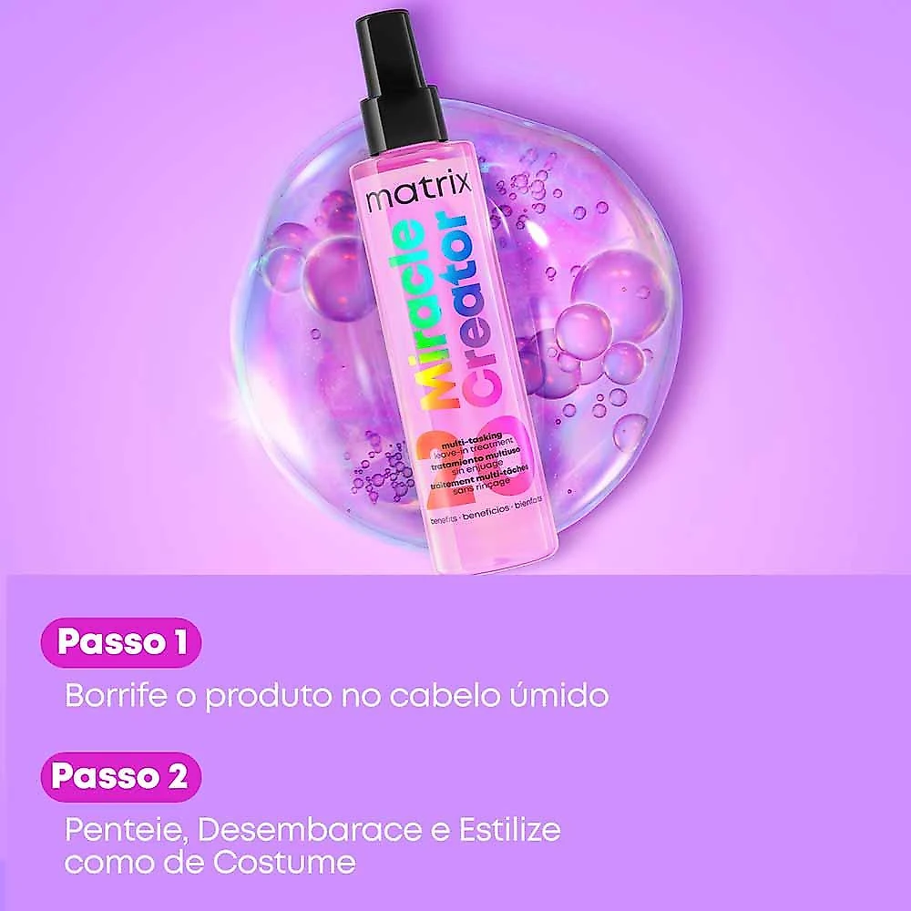 Leave-in multifuncional spray matrix miracle creator 190ml