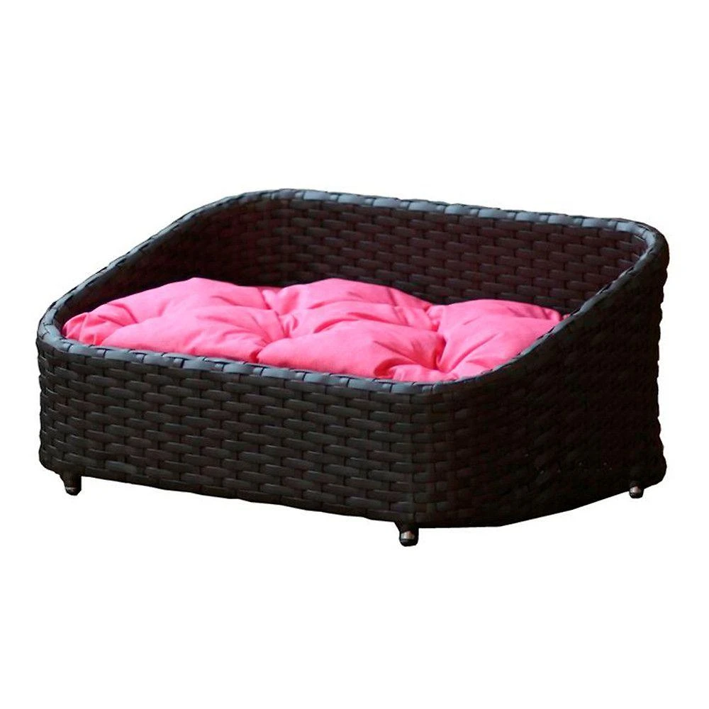 Cama Pet Chaise Pet Retangular Fibra Alumínio Cão E Gato Capuccino