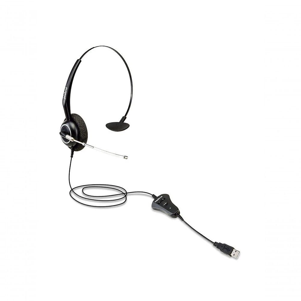 Headset Mono USB THS 55 USB 4010055 com Controle de Volume e Tecla Mudo Intelbras