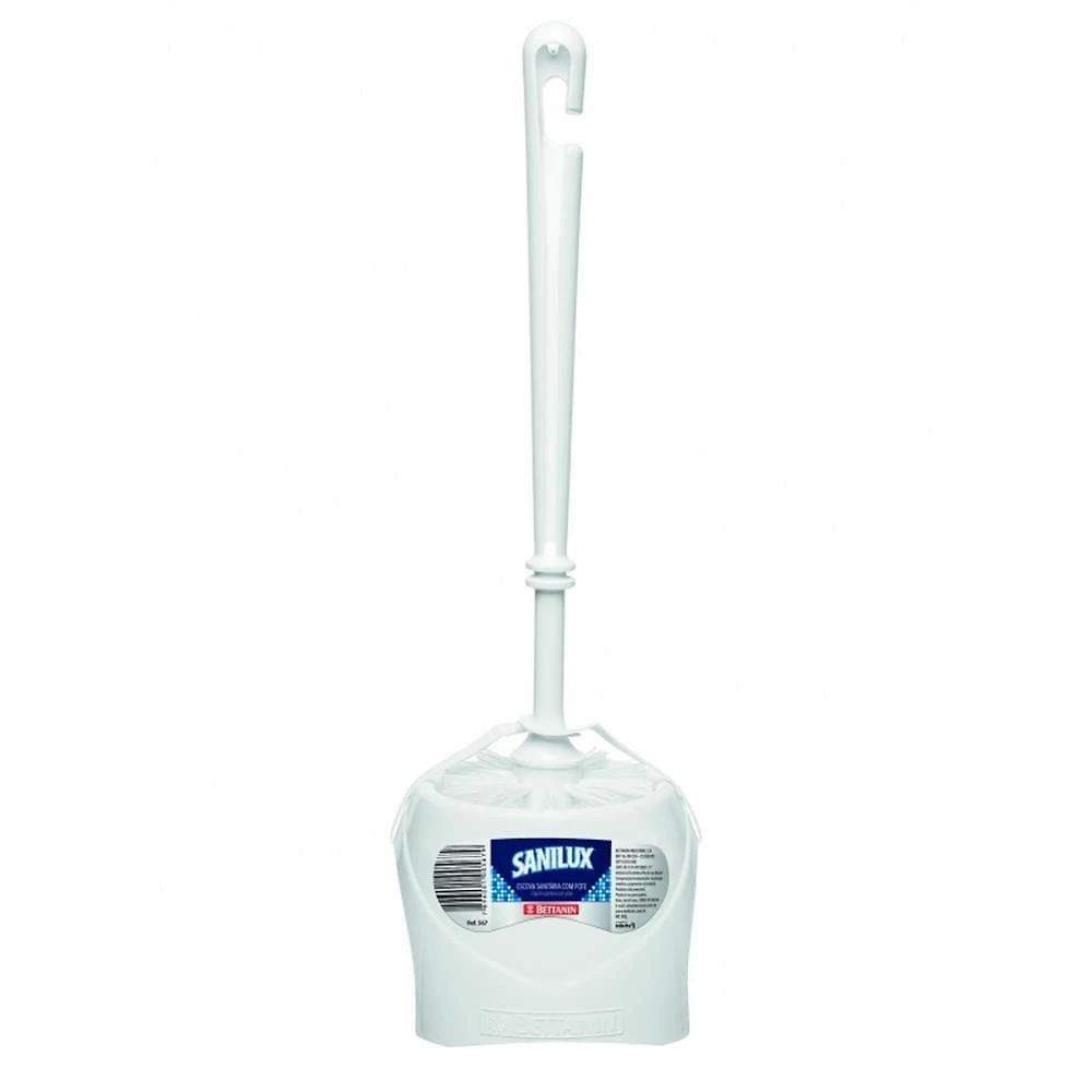 Escova Sanitária Sanilux Com Pote Sortida - 567 - Bettanin Escova Sanitaria Sanilux C-pote Bettanin 000567