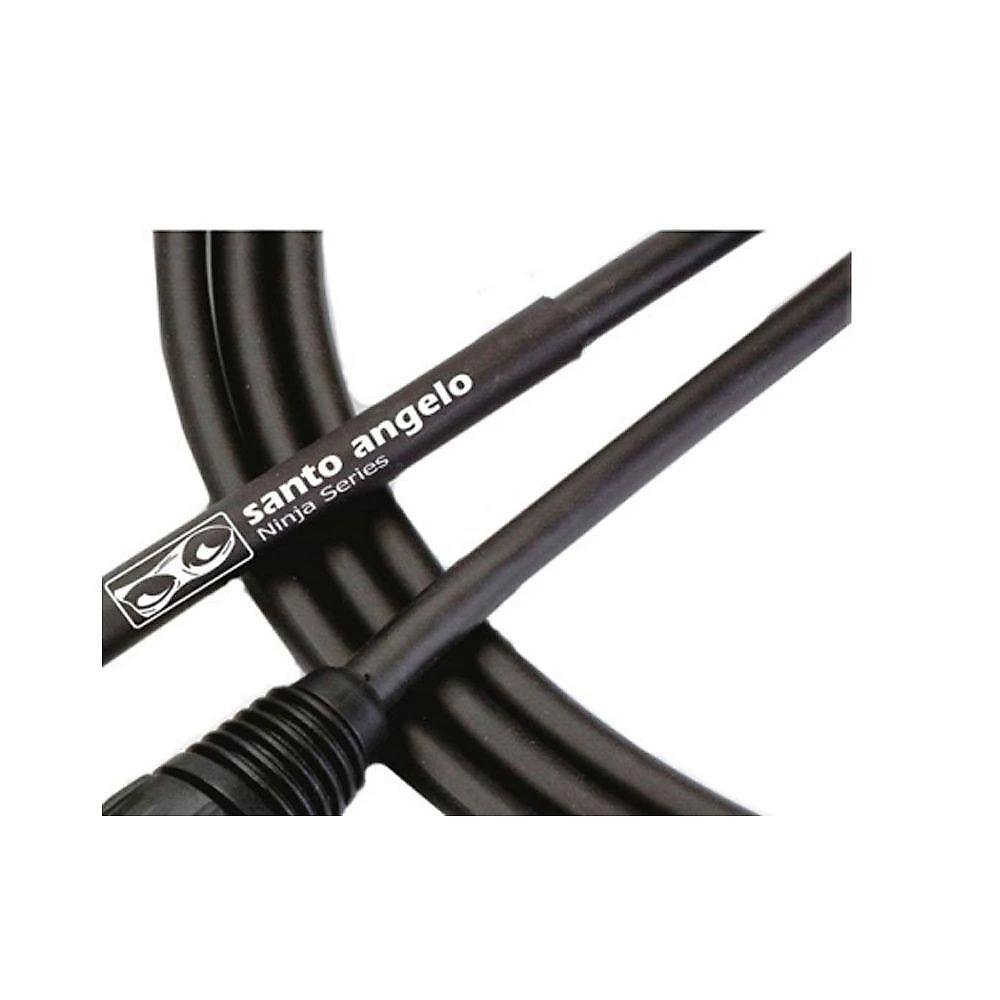 Cabo de Áudio Ninja E-20 com Conexão Segura 4,57 m Preto Santo Angelo