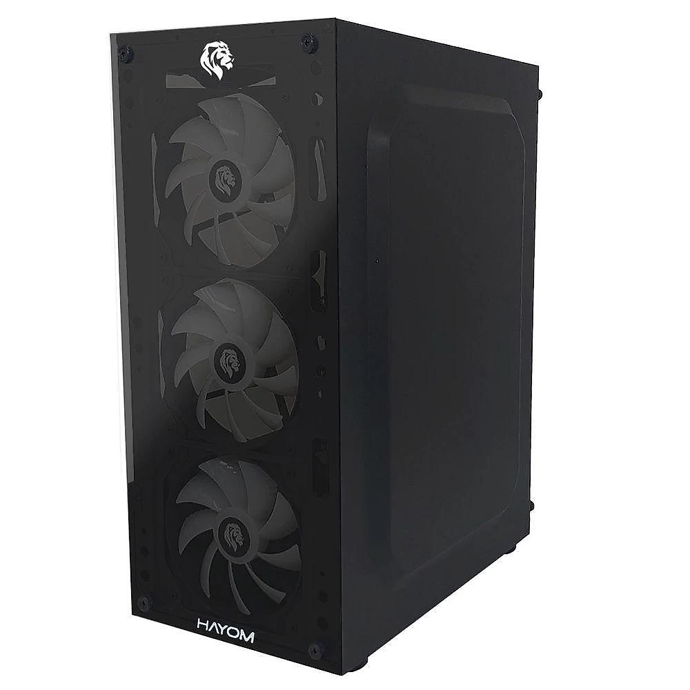 Gabinete Gamer Hayom Gb1749, Usb 3.0, Lateral Em Vidro Temperado, 4x Fans Rgb