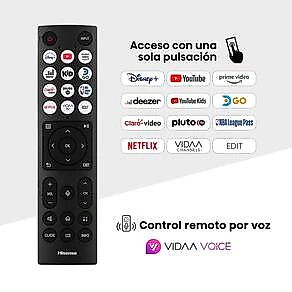Smart TV 65” Hisense 65A6N DLED 4K UHD HDR10+ Dolby Vision Controle por Voz Alexa AirPlay